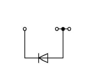 WAGO GmbH & Co. KG 3-Leiter-FV-Diodenklemme asymetrisch 279-673/281-411