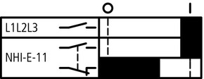 Eaton Normalhilfsschalter 1S1Ö, Einbau NHI-E-11-PKZ0