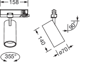 Siteco LED-Richtstrahler 51SE61MA2EB2C