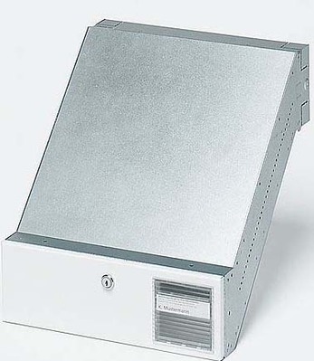 Siedle&Söhne Durchwurfbriefkasten 1-fach ,f.Mauereinbau weiß BKV 611-3/1-0 W