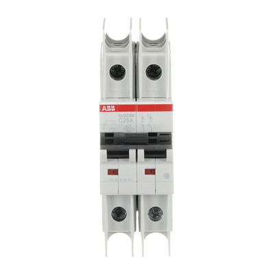 ABB Stotz S&J Sicherungsautomat 10kA, 25A, 2P SU202M-C25