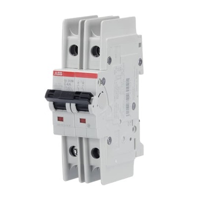 ABB Stotz S&J Sicherungsautomat 10kA, 4A, 2P SU202M-C4