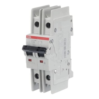 ABB Stotz S&J Sicherungsautomat 10kA, 5A, 2P SU202M-C5