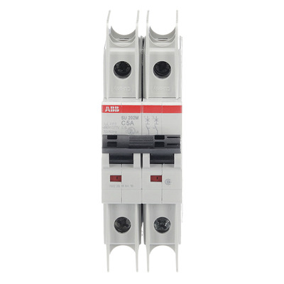 ABB Stotz S&J Sicherungsautomat 10kA, 5A, 2P SU202M-C5