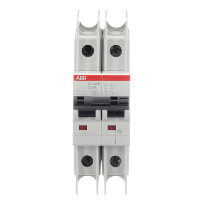 ABB Stotz S&J Sicherungsautomat 10kA, 8A, 2P SU202M-C8