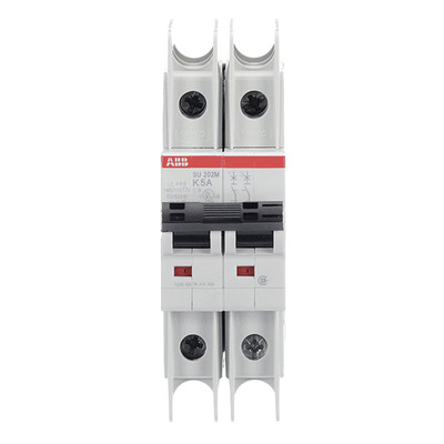 ABB Stotz S&J Sicherungsautomat 10kA, 5A, 2P SU202M-K5