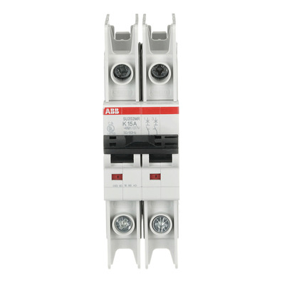 ABB Stotz S&J Sicherungsautomat 10kA, 15A, 2P, RTT SU202MR-K15