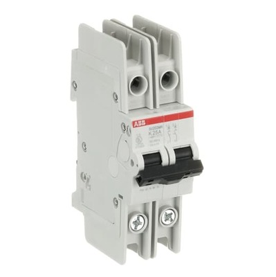 ABB Stotz S&J Sicherungsautomat 10kA, 25A, 2P, RTT SU202MR-K25