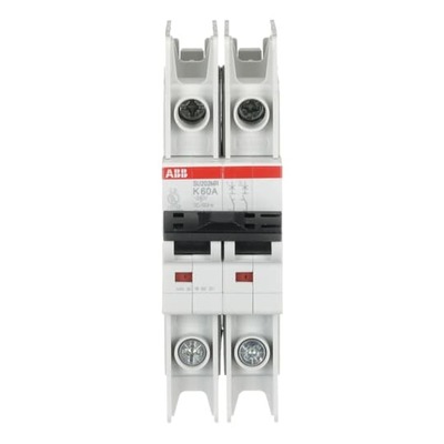 ABB Stotz S&J Sicherungsautomat 10kA, 60A, 2P, RTT SU202MR-K60