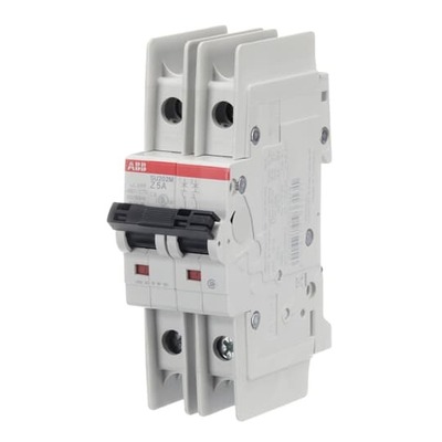 ABB Stotz S&J Sicherungsautomat 10kA, 5A, 2P SU202M-Z5