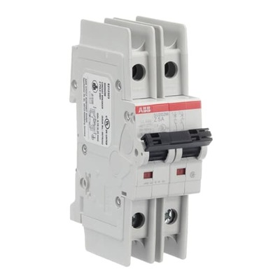 ABB Stotz S&J Sicherungsautomat 10kA, 5A, 2P SU202M-Z5