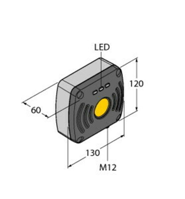 Turck Schreib-Lesegerät UHF TN917-Q120L130-H1147