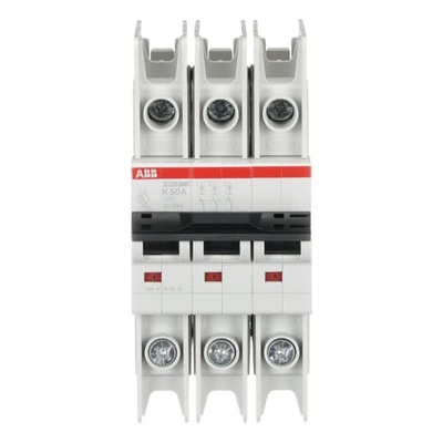 ABB Stotz S&J Sicherungsautomat 10kA, 50A, 3P, RTT SU203MR-K50