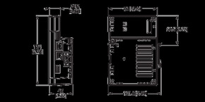 Turck Single Core IOT Gateway TX HMI / PLC Serie TX700S-P3WV01