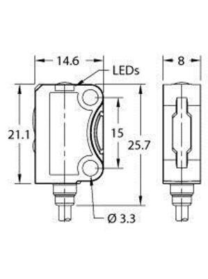 Turck Reflexionslichttaster VS8APFF30B
