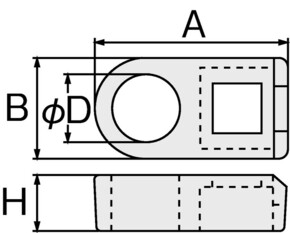 HellermannTyton Befestigungssockel FH50-N66-NA-D1
