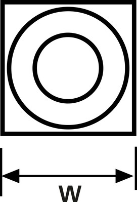 HellermannTyton Wanddübel LOK01-N66-BK-C1