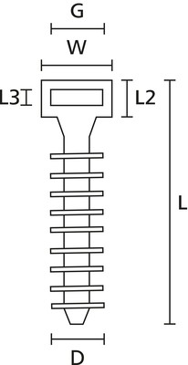 HellermannTyton Wanddübel LOK01-N66-BK-C1
