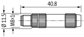 Murrelektronik Stecker ger.4p. 0,14-0,34qmm 7000-08351-0000000