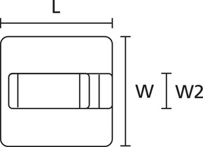 HellermannTyton Klebesockel RA18-N66-NA-C1