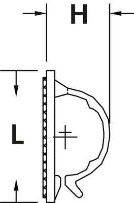 HellermannTyton Klebesockel RB8-N66-NA-H1