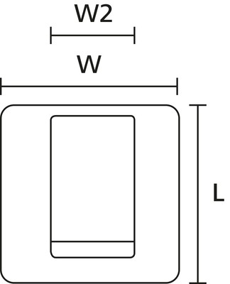 HellermannTyton Klebesockel RB8-N66-NA-H1