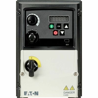 Eaton Frequenzumrichter 1phasig 230V 2.3A 0.37kW AC DC1-122D3FN-A6SOE1