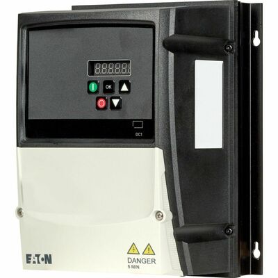 Eaton Frequenzumrichter 3phasig 400V 5.8A 2.2kW AC DC1-345D8FB-A66OE1