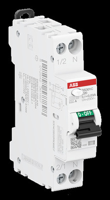 ABB Stotz S&J FI/LS-Schalter 6kA,1P+N DS301C C20 A30