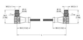 Turck Verbindungsleitung WSSD-WSSD-4422-2M