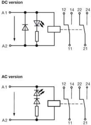 Weidmüller Relaiskoppler 230VAC/250V,8A 2W RCLKITZ 230VAC2COLED