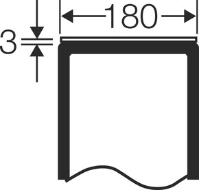 Hensel Verschlussplatte 180mm FP VP 18