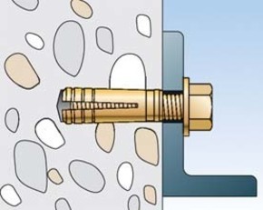 Fischer Deutschl. Messingdübel MS 8x30