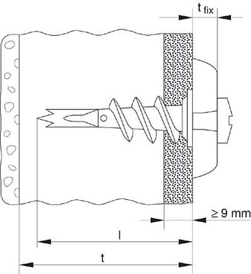 Fischer Deutschl. Gipskartondübel Metall GKMS 27