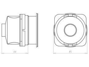 Kaiser Gerätedose 1275-40