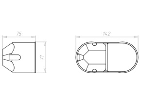 Kaiser Hohlwand Electronic-Dose luftdichte Ausführ. 9062-94
