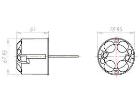 Kaiser Hohlwanddose 9064-88