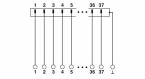 Phoenix Contact Übergabemodul VIP-3/PT/D37SUB/M