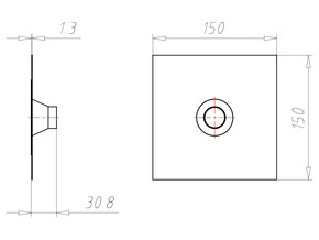 Kaiser Rohrmanschette D=25-32mm 9059-49