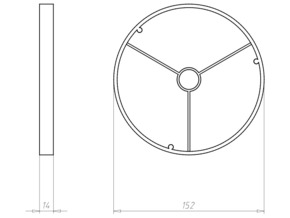 Kaiser Frontring D=145mm 1292-10