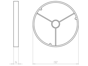 Kaiser Frontring D=125mm 1292-06