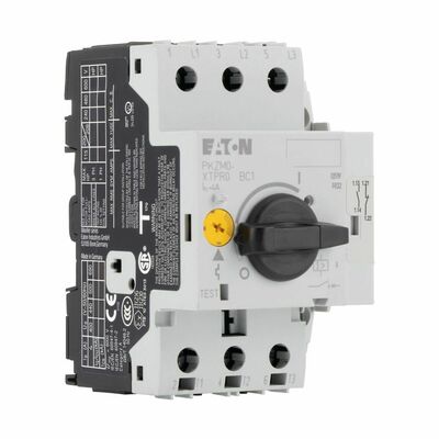 Eaton Motorschutzschalter 3polig Ir=2,5-4A 1S 1Ö PKZM0-4/NHI11-GVP