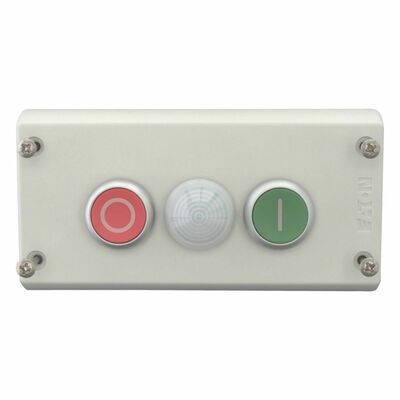 Eaton 2F-Drucktaster 2S2Ö,Aufbau,m.LED M22-I3-M2