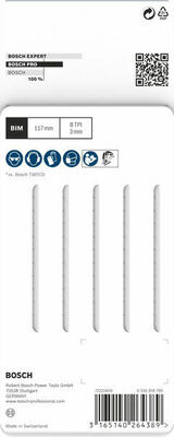Bosch Power Tools PRO Hardwood clean T301CDF Stichsägeblatt 117 2608636229