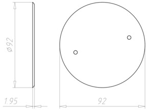 Kaiser Brandschutzdeckel 1184-94