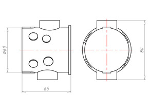 Kaiser Geräteverbindungsdose 1556-21