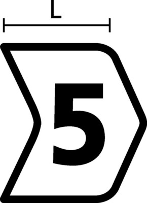 HellermannTyton Kennzeichnungstülle (7) ge, auf Rolle HG2-5-7-PVC-YE-M4