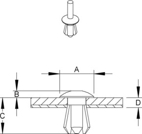 HKL Spreizniet D=5mm NIK5