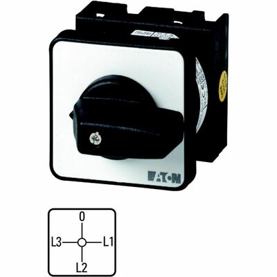 Eaton Instrumenten-Umschalter 3pol. Ampermeter T0-3-8048/E