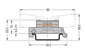 WAGO GmbH & Co. KG Verbindungsstiftleiste 232-506/007-000